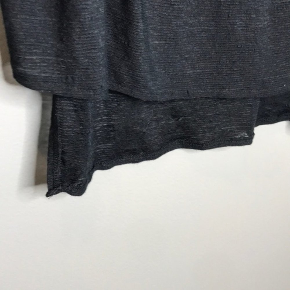 FREE PEOPLE NEW ROMANTICS lace semi sheer babydoll black top size Small - Picture 3 of 8